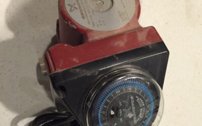 Water recirculating pump problem