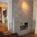 New faced fireplace