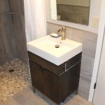 Sink and cabinet