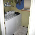 Washer and dryer stayed